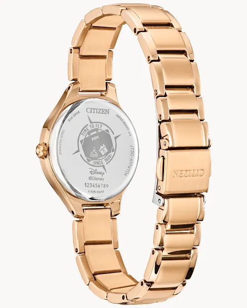 Mickey Mouse & Minnie Mouse Take Paris White Dial Stainless Mickey Mouse & Minnie Mouse Take Paris White Dial Stainless